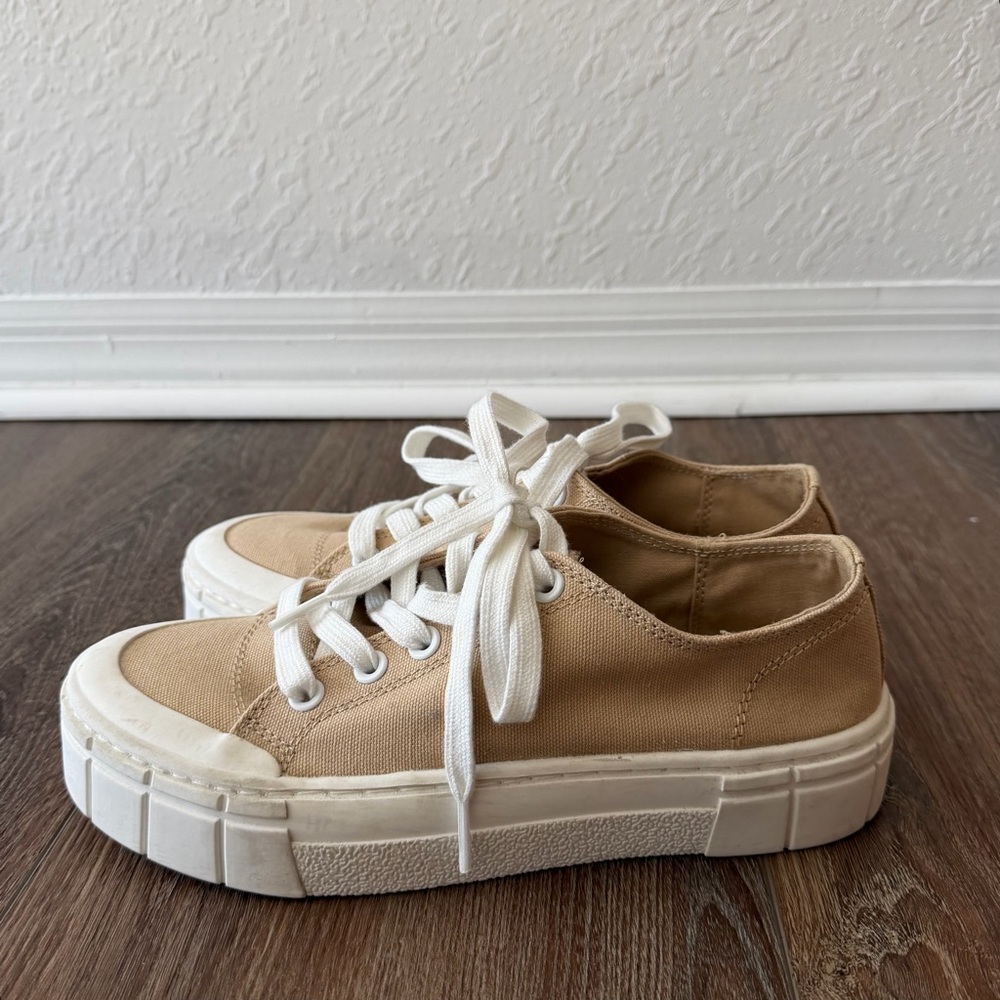 Target Beige Canvas Sneakers